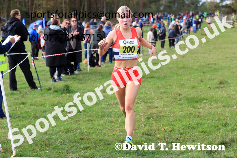 Womens Under-17s 2025 Start Fitness NEHL, Druridge Bay, Northumberland. Photo: David T. Hewitson/Sports for All Pics